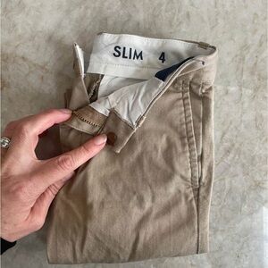 Slim Fit Khaki Pants